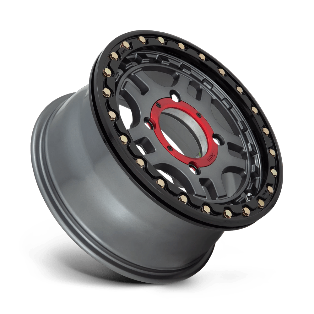 RECON UTV BL 15X7 4X137 G-MTL BLK-RG +38
