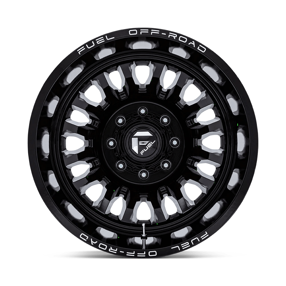 20 Inch GLOSS BLACK MILLED 8 Lug Dually Rims D86820829235