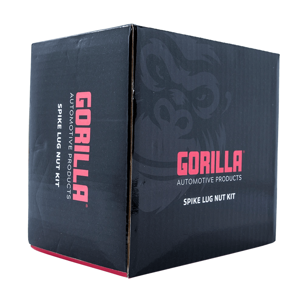 Gorilla Automotive — 4 LUG 10-1.25 SHORT SPIKE KIT RED