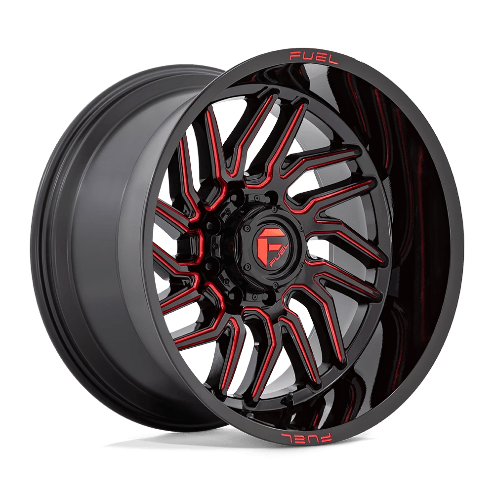 FUEL 1PC - D808 HURRICANE-gloss black milled red tint