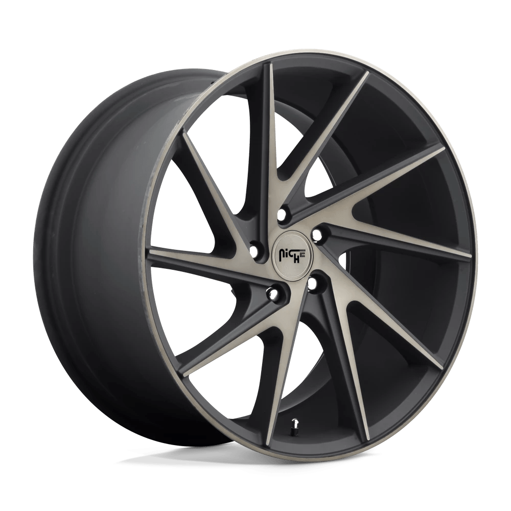 Niche 1PC M163 INVERT MATTE BLACK MACHINED RING