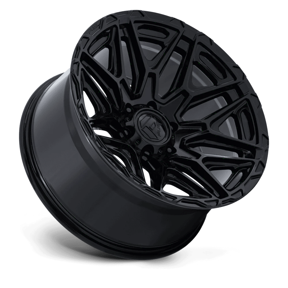 FC885 INJECTOR GLOSS BLACK Rims for Dodge Ram 2500, Dodge Ram 3500, Chevy Silverado 2500 Classic