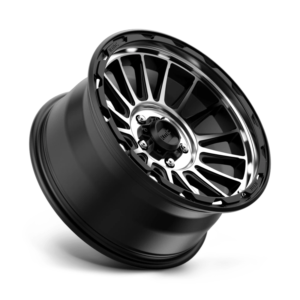 KM542 18X9 5X5.0 S-BLK MACH 00MM