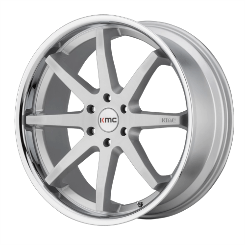 KM715 20X9 6X4.5 BRUSH SLV CHR LIP 30MM