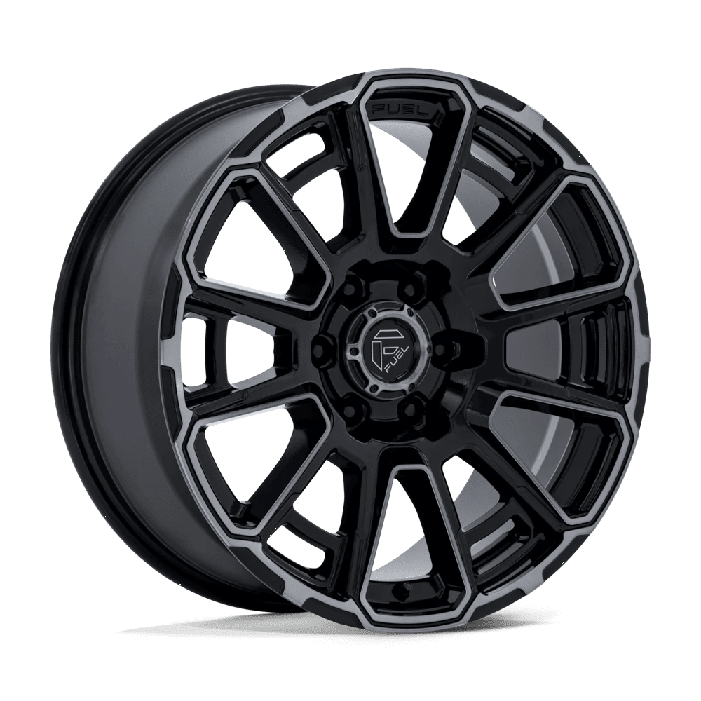Fuel 1PC FC910 FOXHOUND GLOSS BLACK DARK TINTED CLEAR