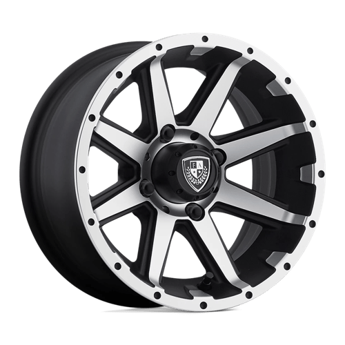 REBEL UTV 12X6 MACH MATTE BLACK -23MM