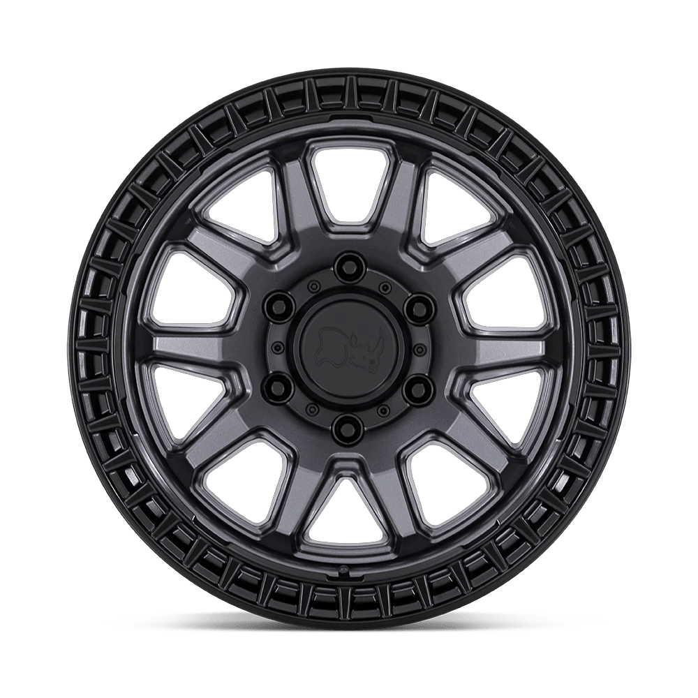 BLACK RHINO CALICO hliníkové disky 8,5x17 5x120 ET34 MATTE GUNMETAL WITH MATTE BLACK LIP