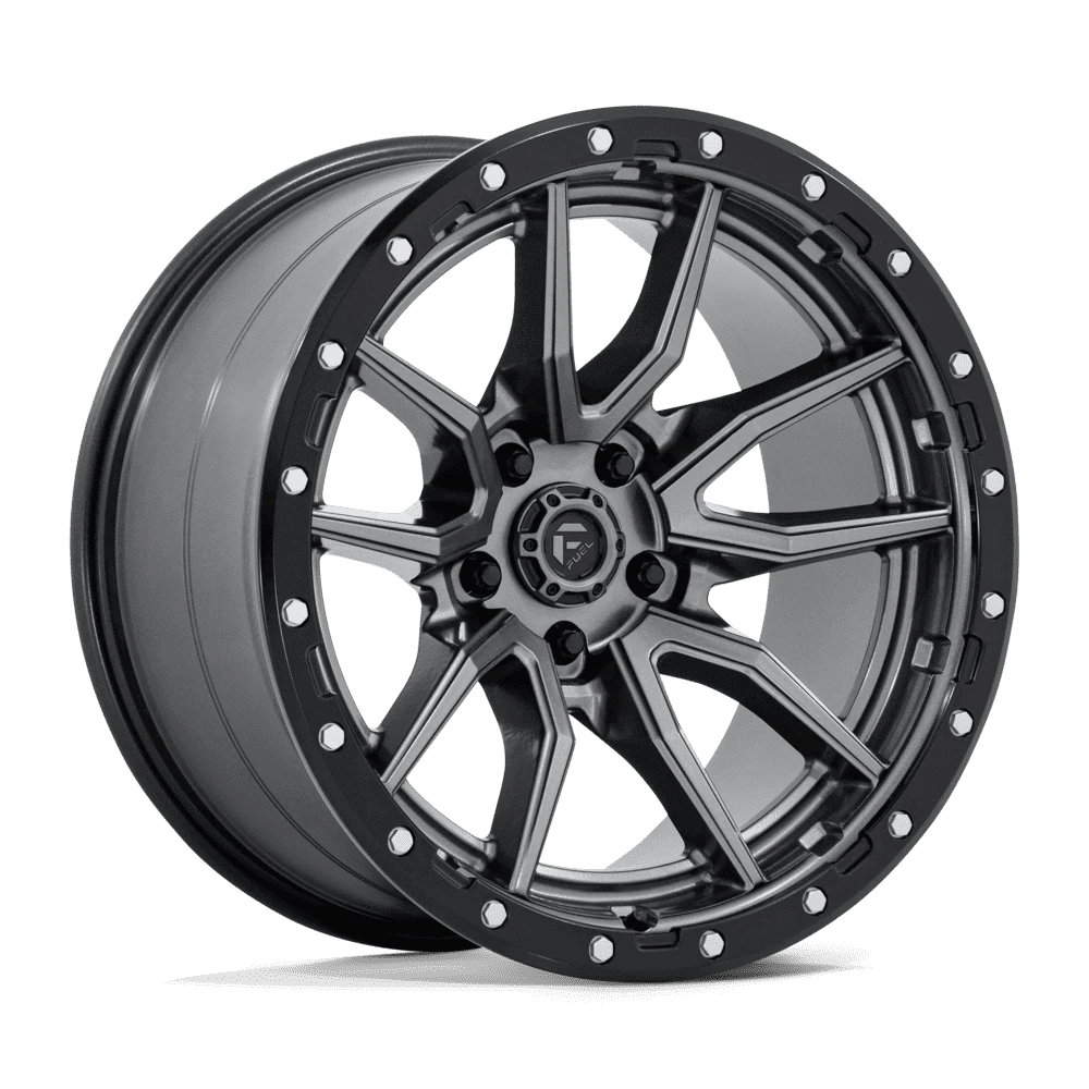 Fuel 1PC — REBEL 20X10 5X5.5 78 -18 M-GMTL-BLK-RG
