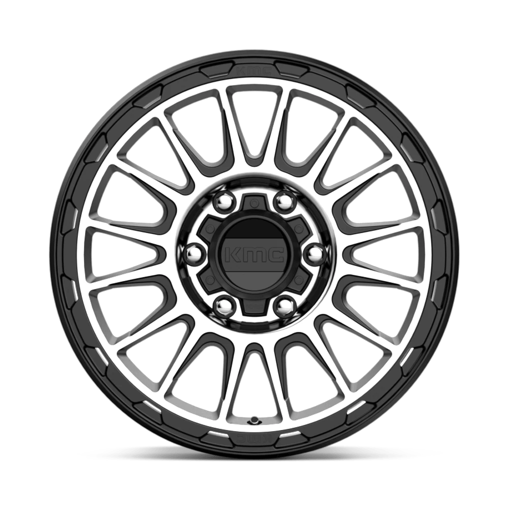 KM542 16X8 6X5.5 S-BLK MACH 00MM