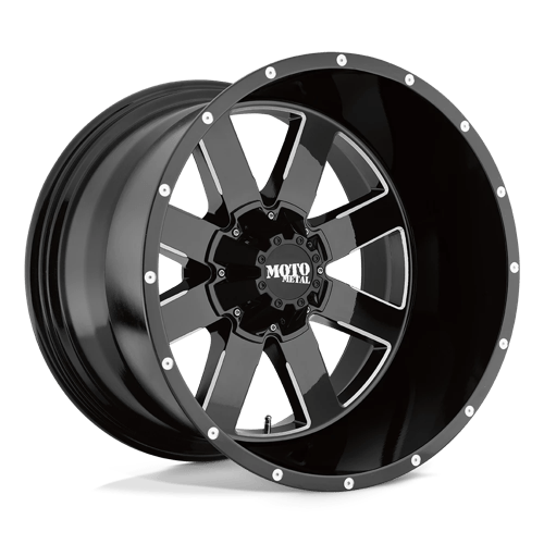 MO962 18X9 6X5.5 G-BLK/MILL 0MM
