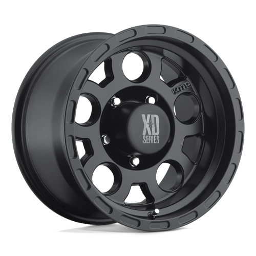 XD122 17X9 6X5.5 MATTE BLACK -6MM KIT