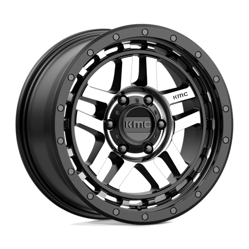 KM540 18X8.5 6X120 S-BLK MACH 18MM
