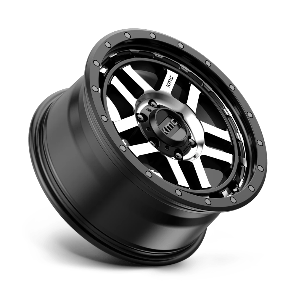 KM540 18X8.5 6X120 S-BLK MACH 18MM