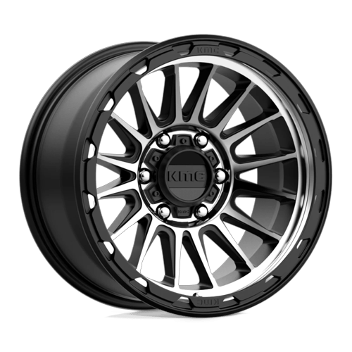 KM542 17X9 6X5.5 S-BLK MACH -12MM