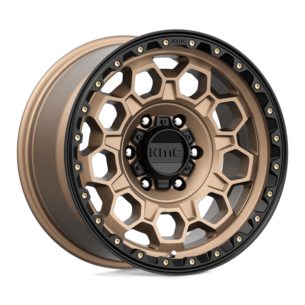 KM545 17X9 6X5.5 M-BRZ BLK LP 00MM