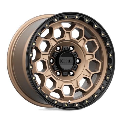 KM545 17X9 6X5.5 M-BRZ BLK LP 00MM