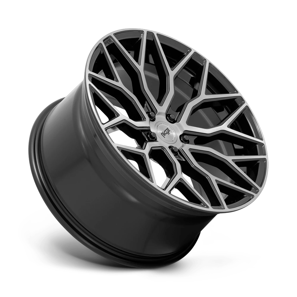 NICHE M262 MAZZANTI hliníkové disky 10x22 5X112 ET20 GLOSS BLACK BRUSHED FACE
