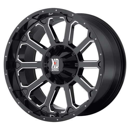 XD806 BOMB 18X9 5X5/135 G-BLK/MILL 0MM
