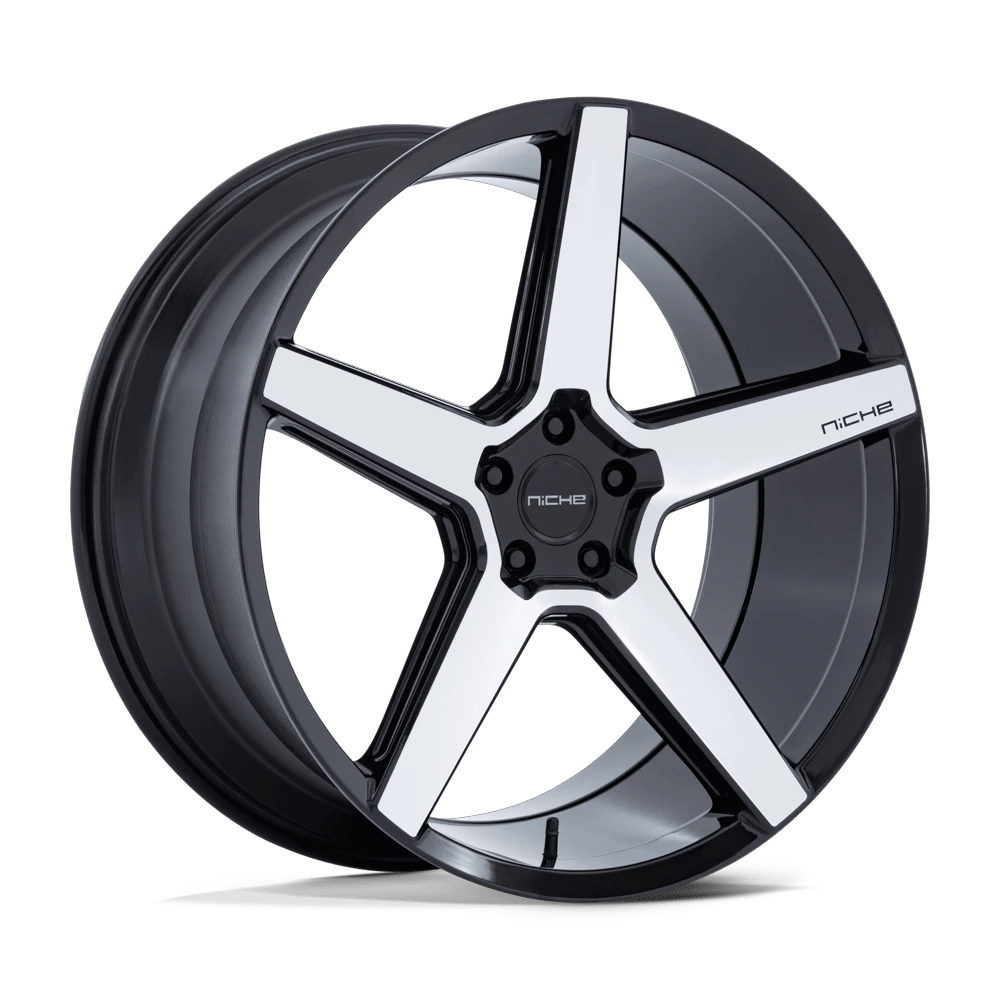GLOSS BLACK W/ MACHINED FACE