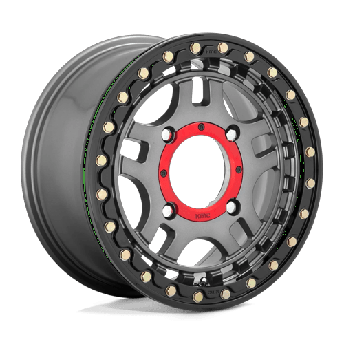 RECON UTV BL 14X7 4X137 G-MTL BLK-RG +38