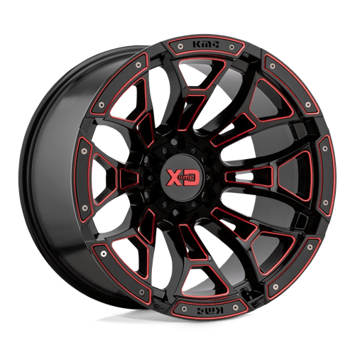 XD - XD841 BONEYARD-gloss black milled w/ red tint