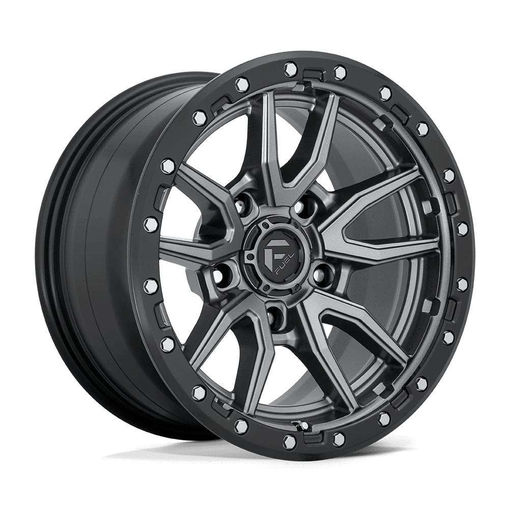 Fuel 1PC — REBEL 17X9 5X5 71 -12 M-GMTL-BLK-RG