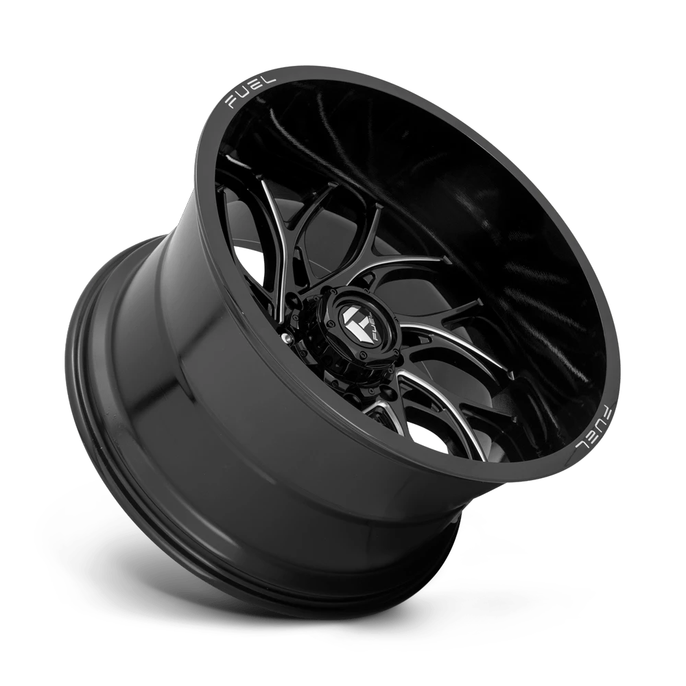 FUEL D741 RUNNER hliníkové disky 10x20 6X135 ET-18 GLOSS BLACK MILLED
