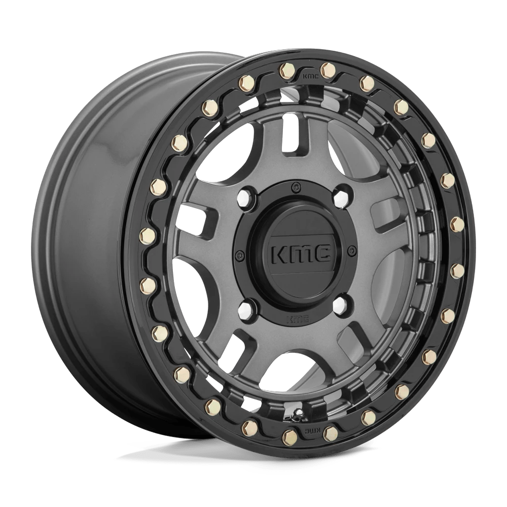 RECON UTV BL 15X7 4X137 G-MTL BLK-RG +38