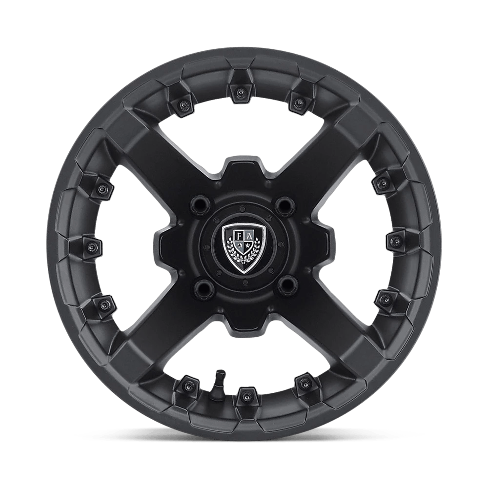 BATTLE UTV 12X7 FLAT BLACK -47MM