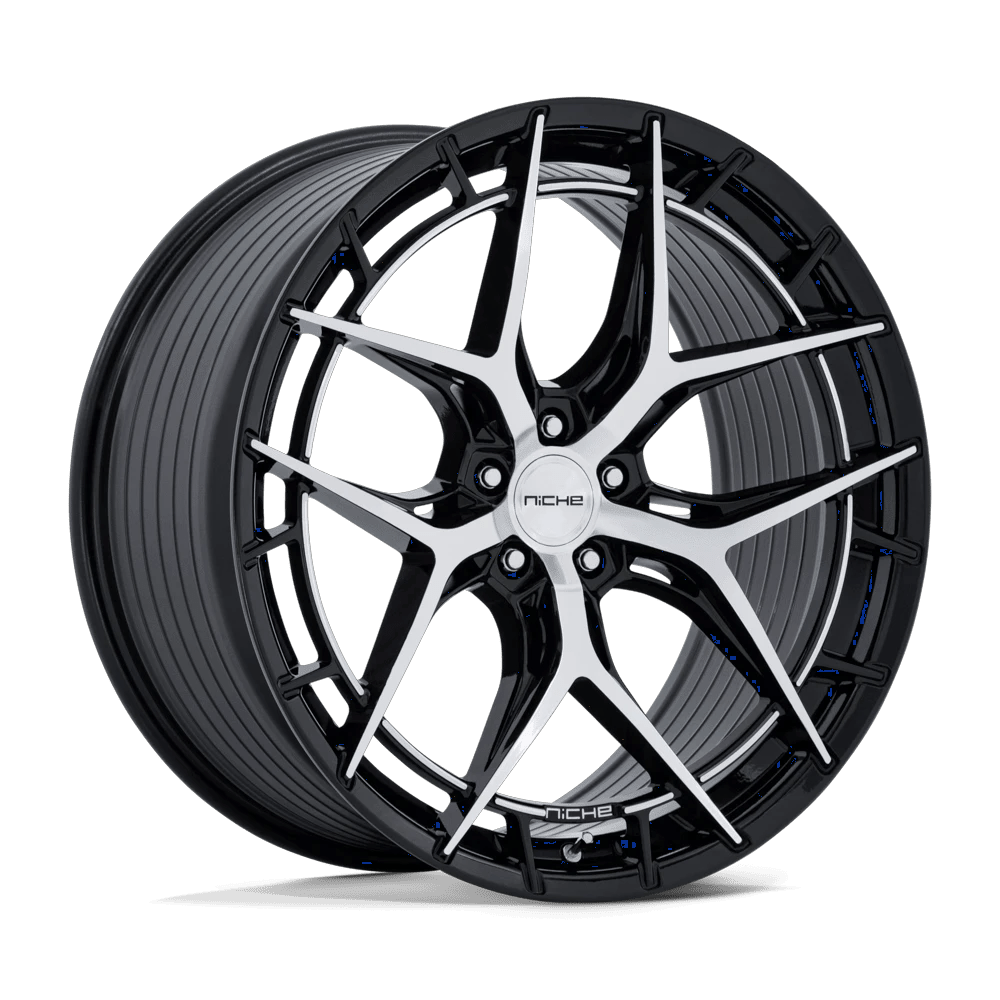 GLOSS BLACK W/ MACHINED FACE