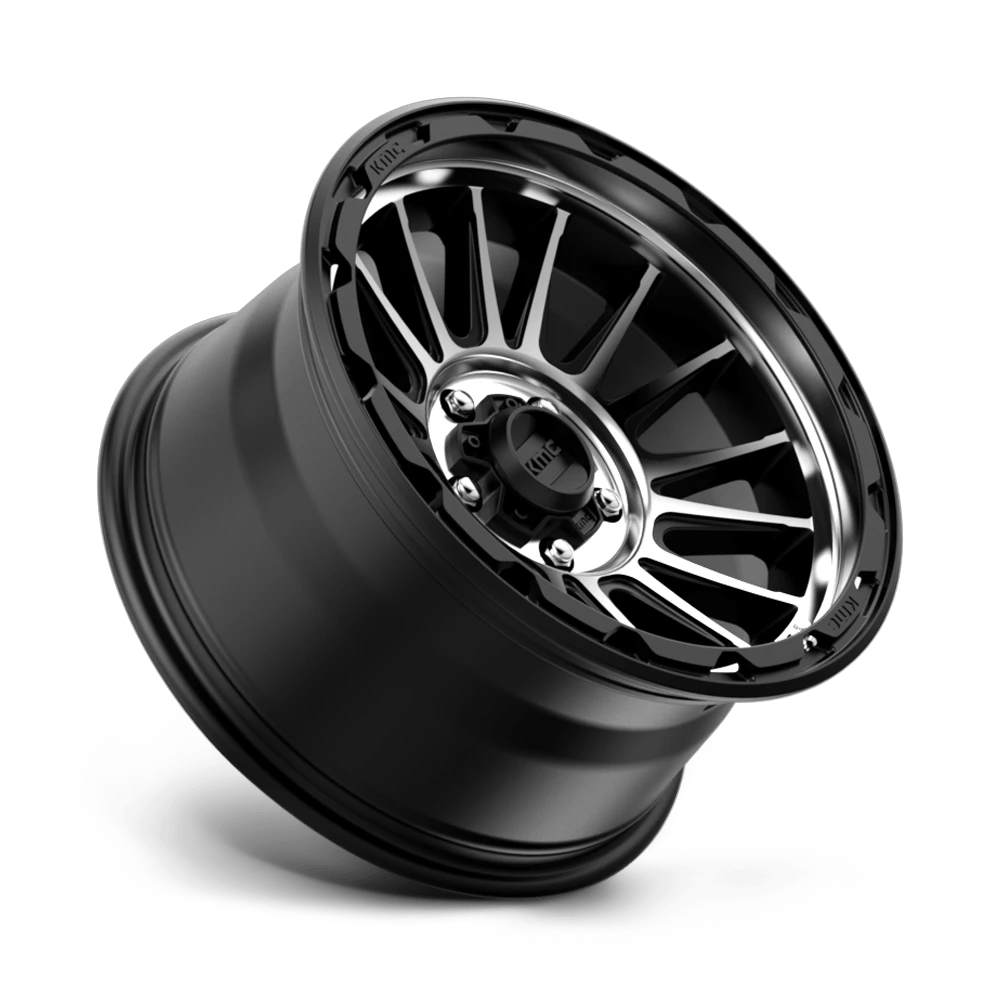 KM542 17X9 5X5.0 S-BLK MACH -12MM