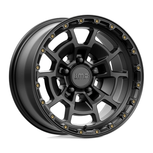KM718 17X8.5 5X5.0 S-BLK 00MM