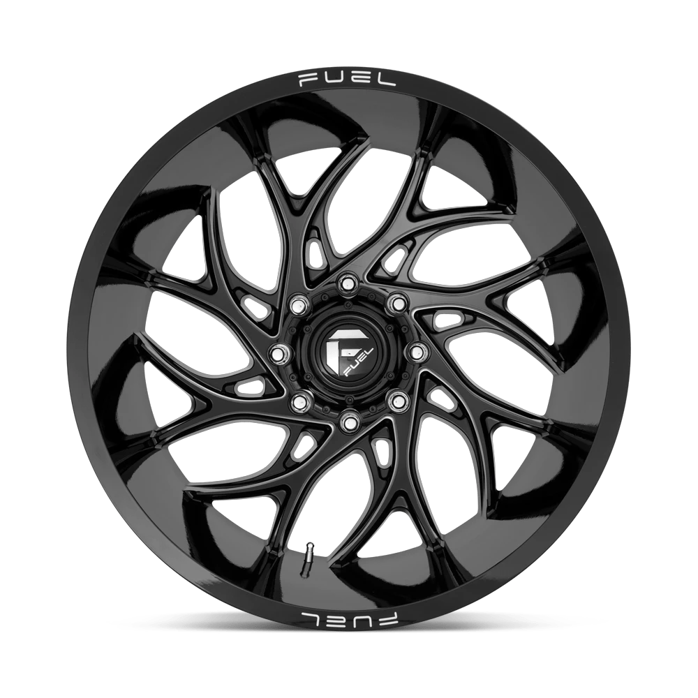 FUEL D741 RUNNER hliníkové disky 10x20 6X135 ET-18 GLOSS BLACK MILLED