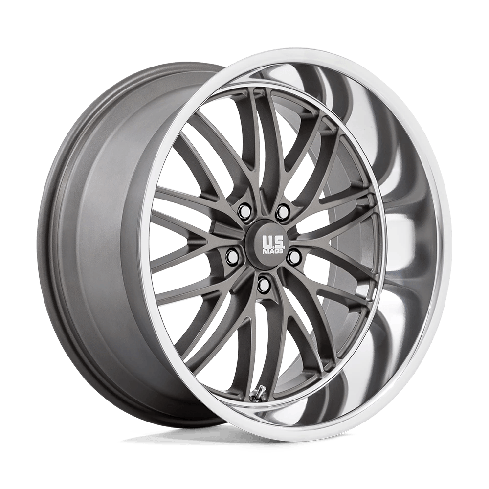 US Mag 1PC U139 SANTA CRUZ ANTHRACITE W/ DIAMOND CUT LIP