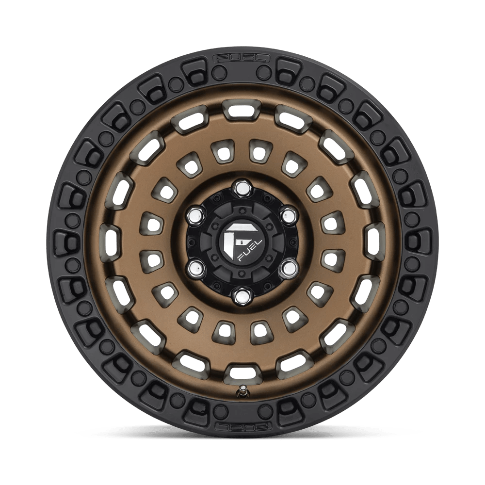 FUEL D634 ZEPHYR hliníkové disky 8,5x17 5X108 ET25 MATTE BRONZE BLACK BEAD RING