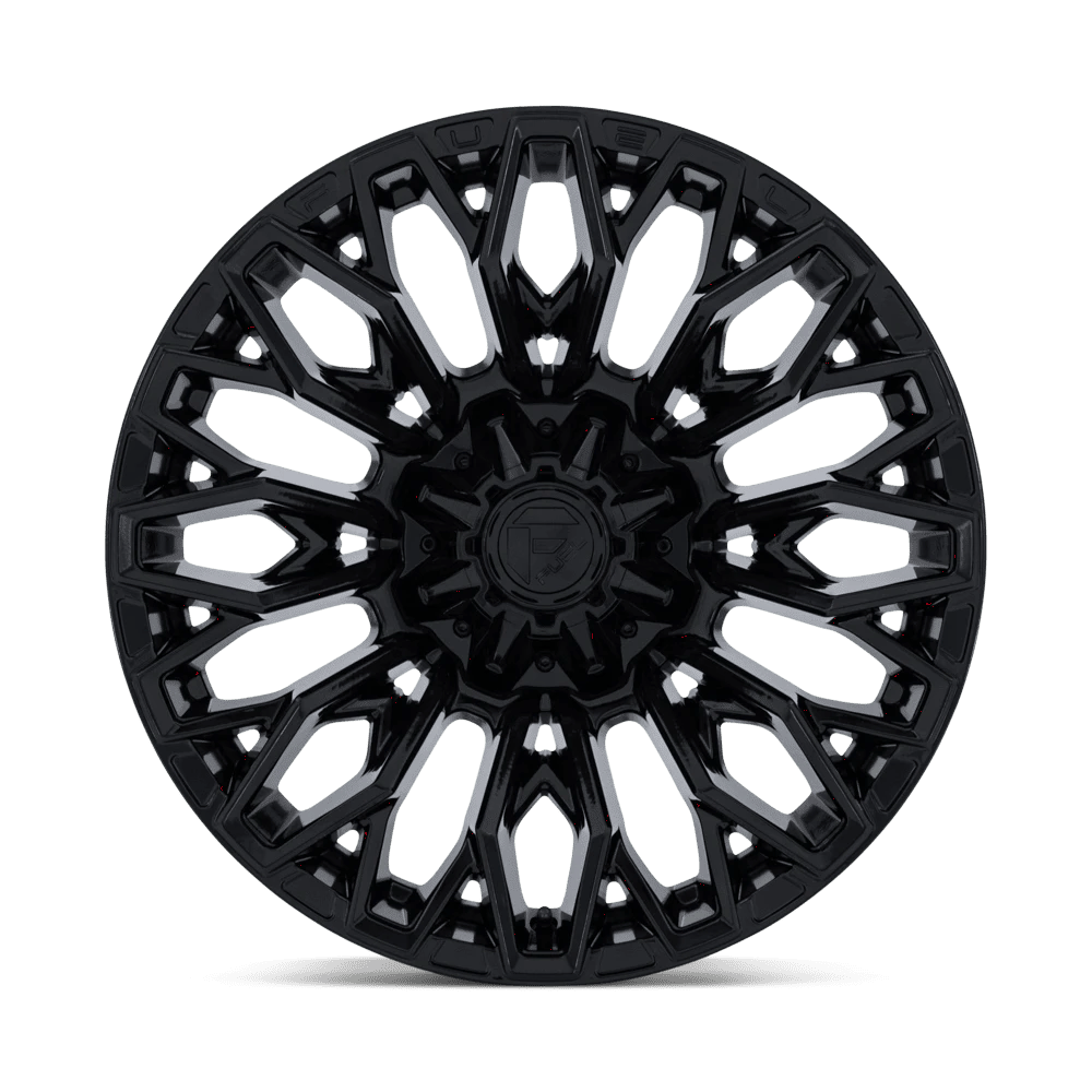 22 Inch GLOSS BLACK 8 Lug Ford Rims FC865BX22128744N