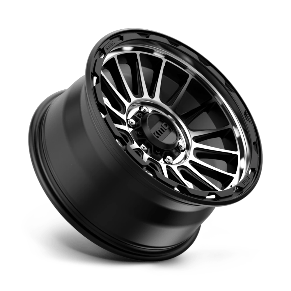 KM542 18X9 6X5.5 S-BLK MACH 00MM