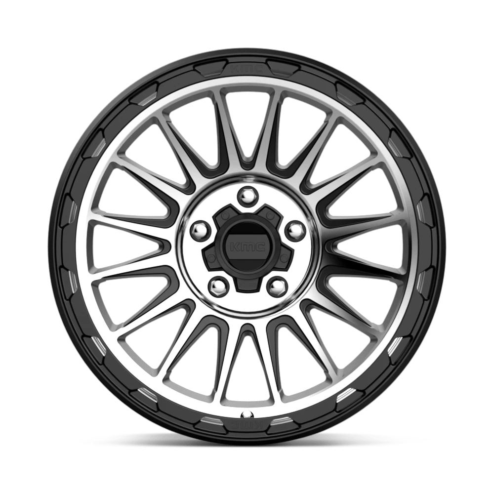 KM542 18X9 5X5.0 S-BLK MACH 00MM