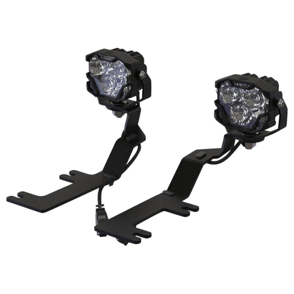 Morimoto Offroad — 4B A-PILLAR BRACKETS SILVER/SIERRA 14-18