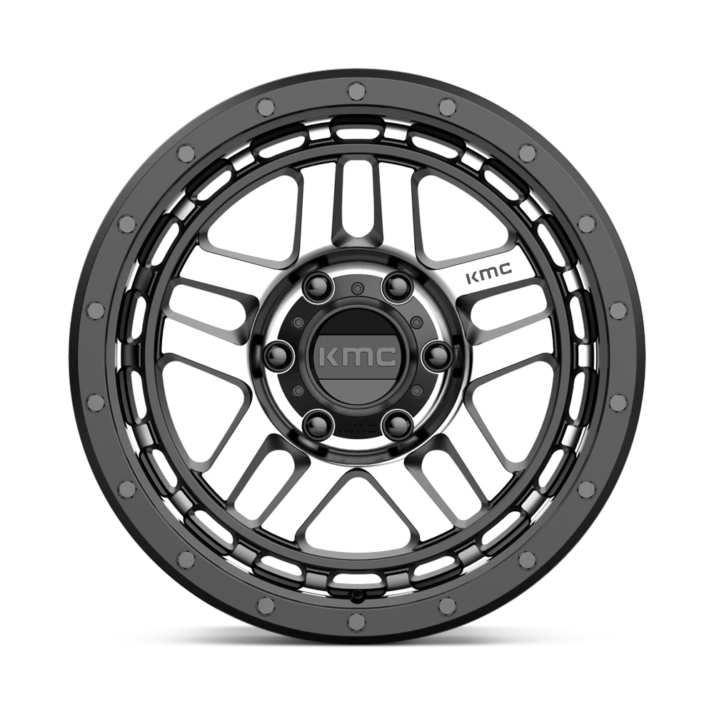 KM540 18X8.5 6X120 S-BLK MACH 18MM