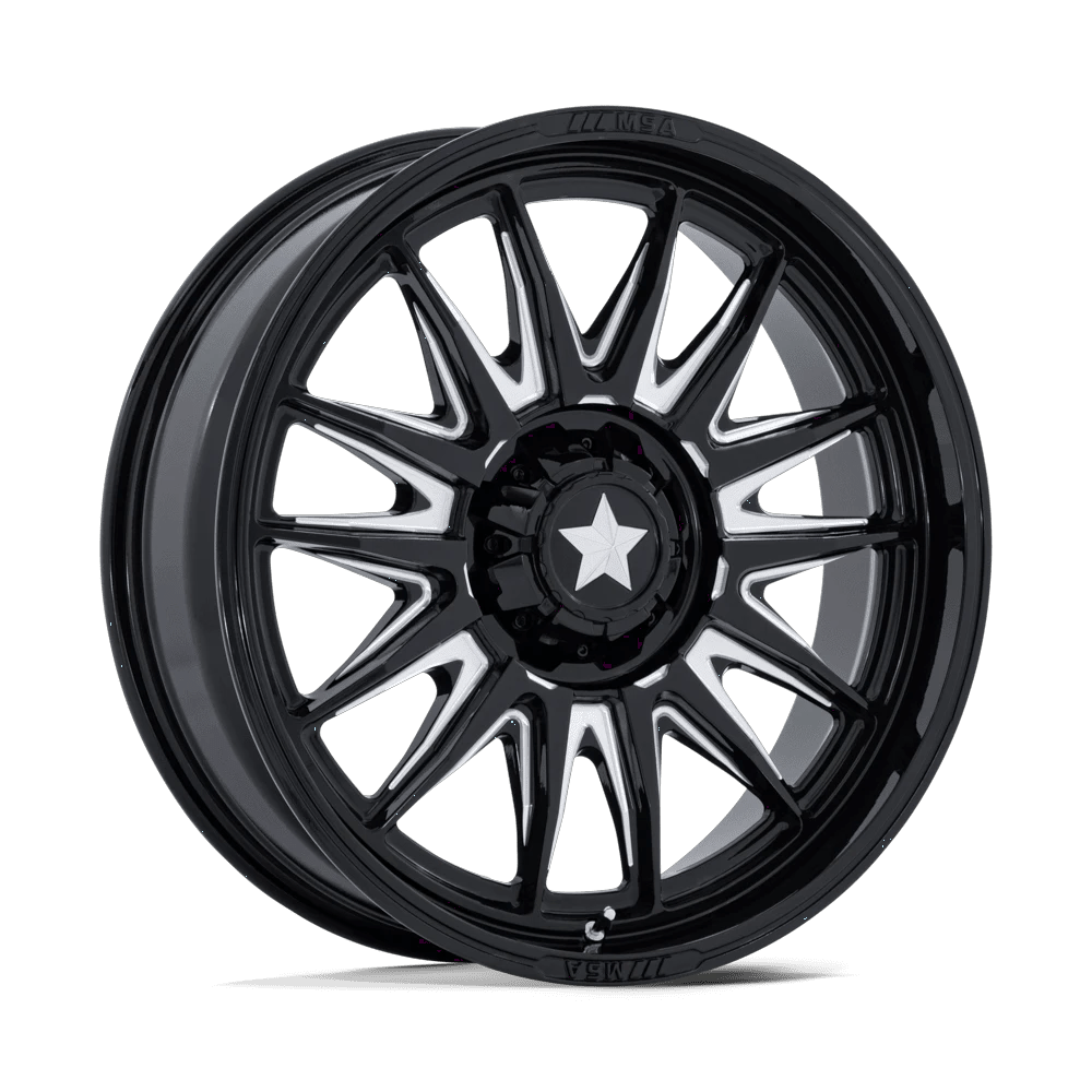 GLOSS BLACK MILLED