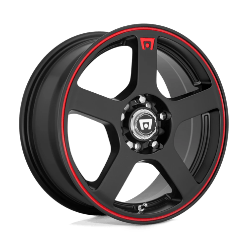 MR116 17X7 4X100/4.25 M-BLK/RED +40MM
