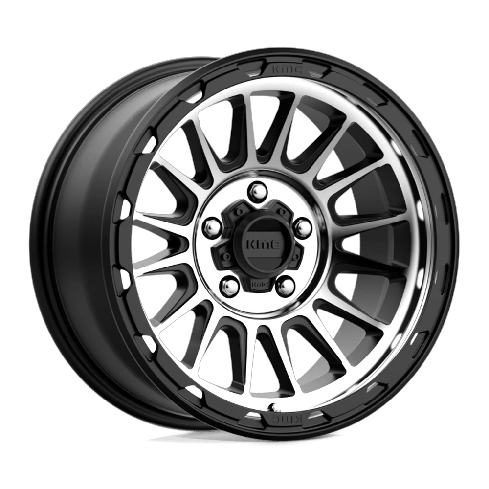 KM542 17X8.5 5X5.0 S-BLK MACH 00MM