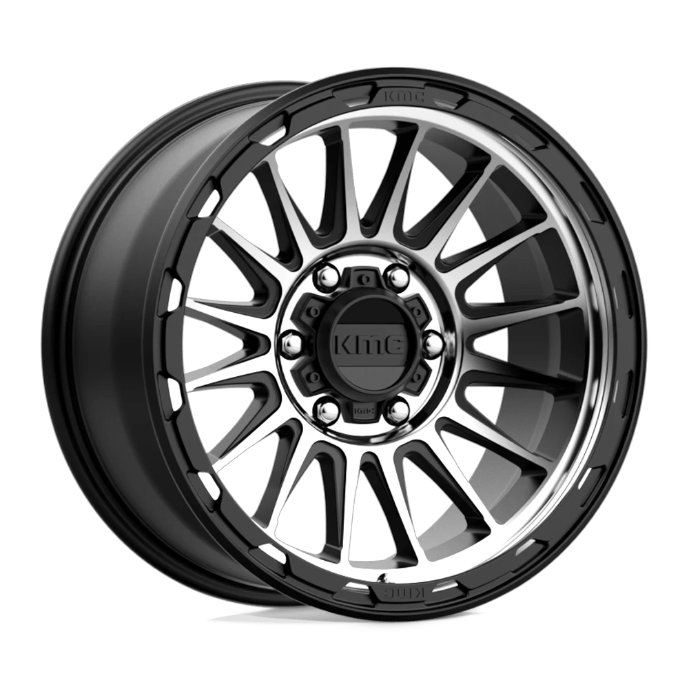 KM542 18X9 6X5.5 S-BLK MACH 00MM