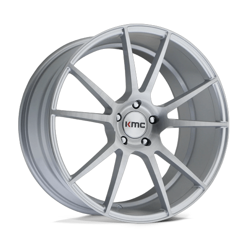 KM709 20X10 5X4.5 BRUSHED SLV 40MM
