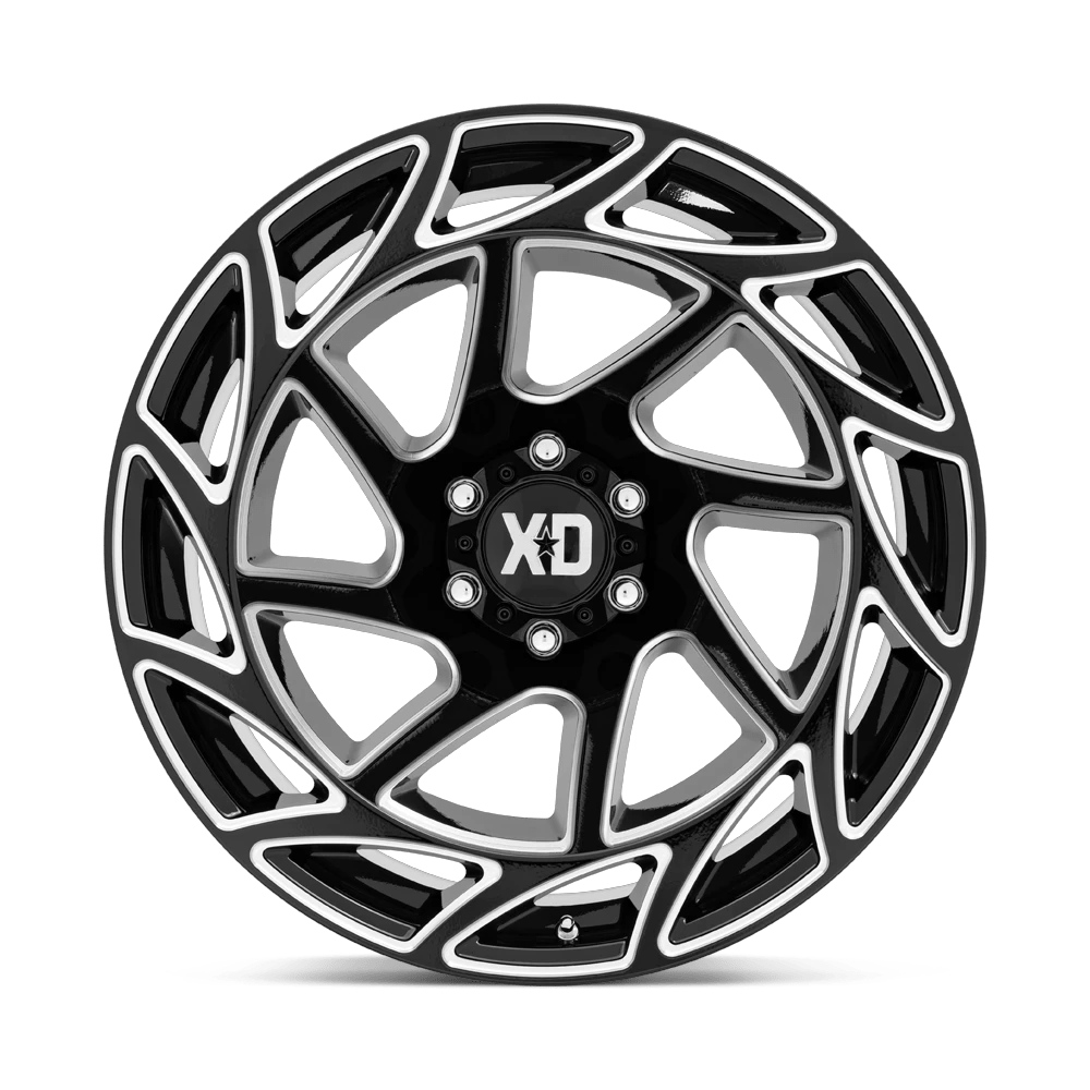 XD860 22X12 6X5.5 G-BLK MILL -44MM
