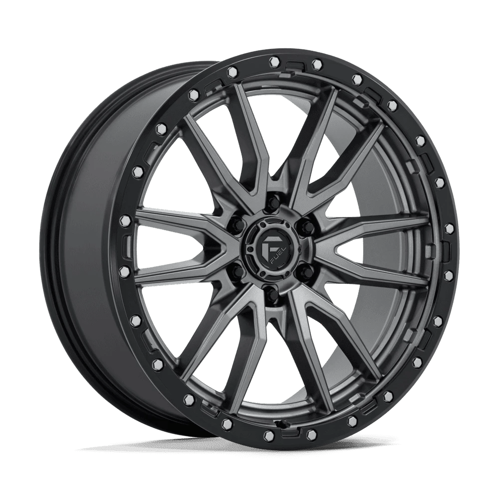 Fuel 1PC — REBEL 22X9 6X5.5 106 +20 M-GMTL-BLK-RG