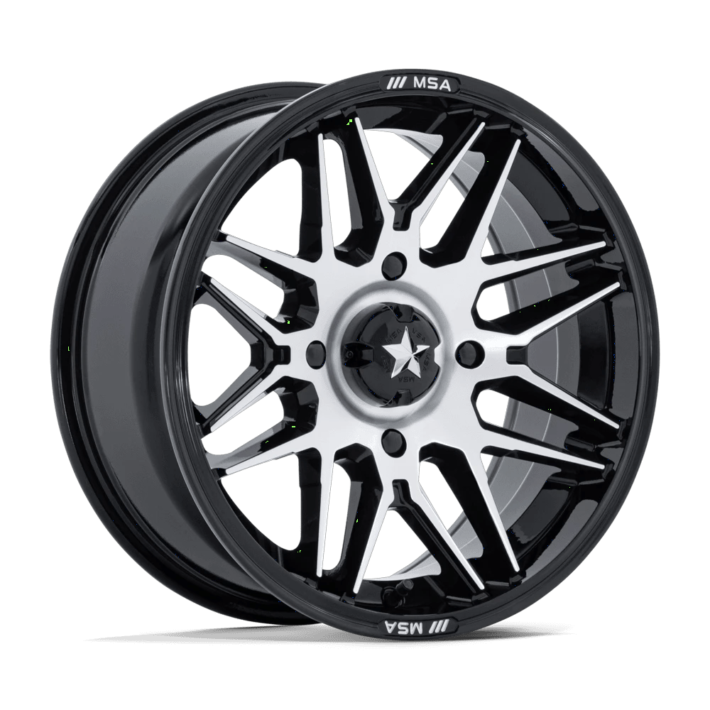 GLOSS BLACK W/ MACHINED FACE