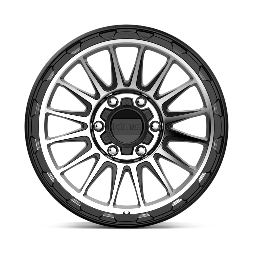 KM542 18X9 6X5.5 S-BLK MACH 00MM