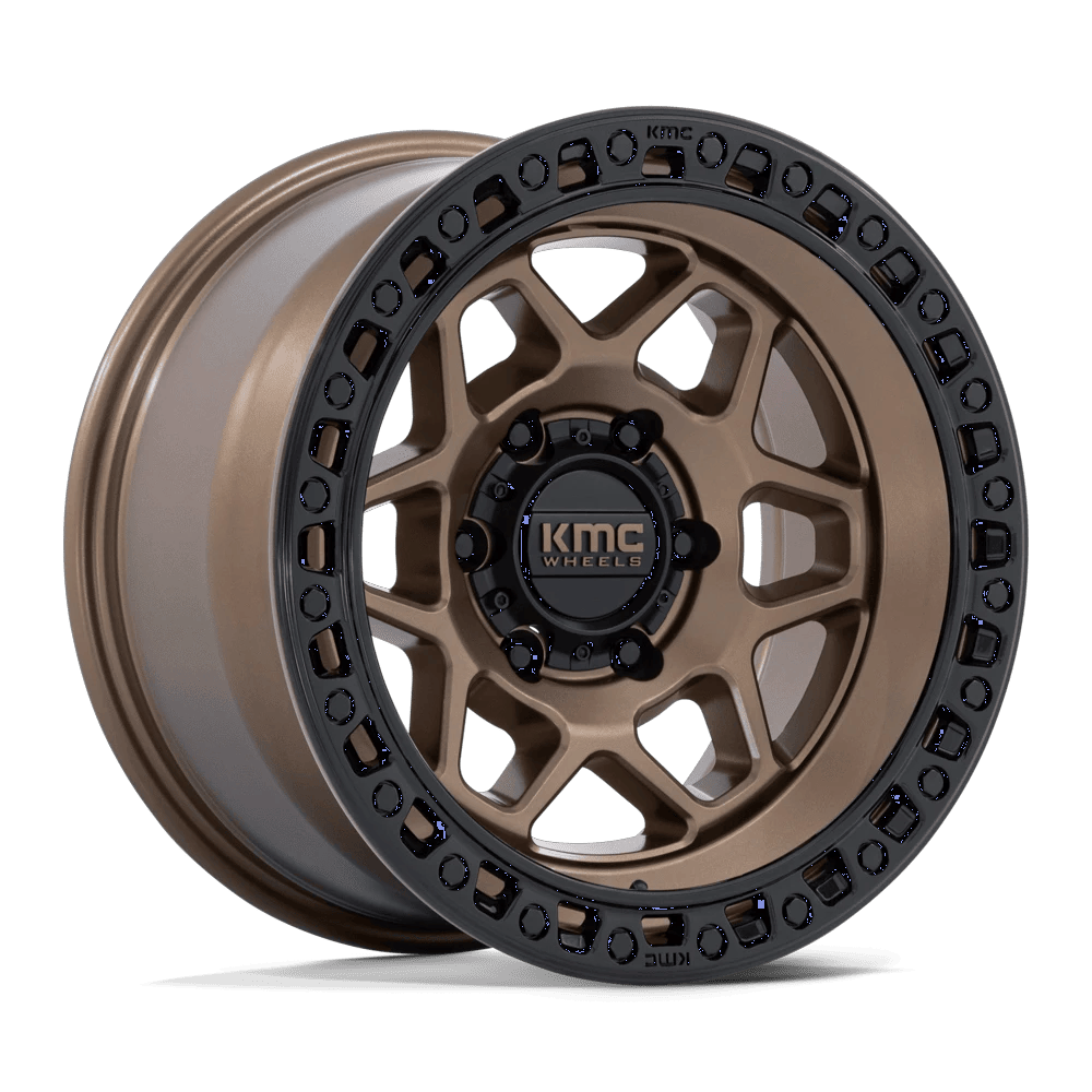 KMC KM553 TORX MATTE BRONZE W/ GLOSS BLACK LIP